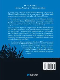 A ilha das almas selvagens HG Wells verso
