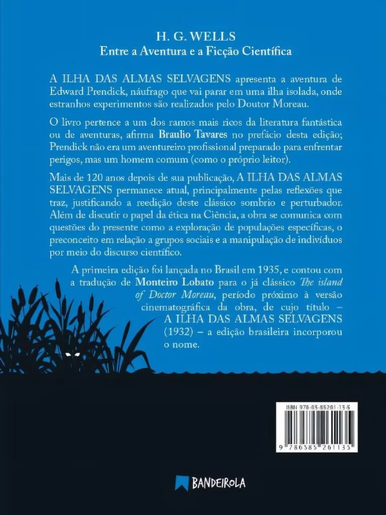 A ilha das almas selvagens hg wells verso